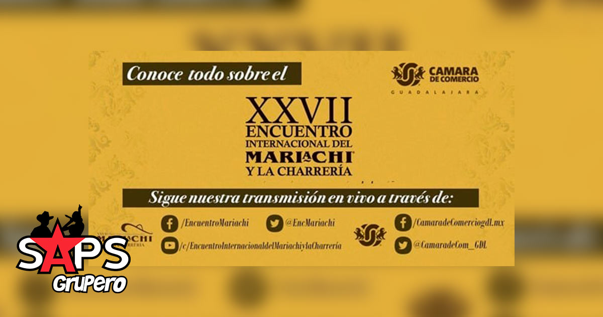 El 27 Encuentro Internacional del Mariachi y La Charrería se llevará a cabo en línea