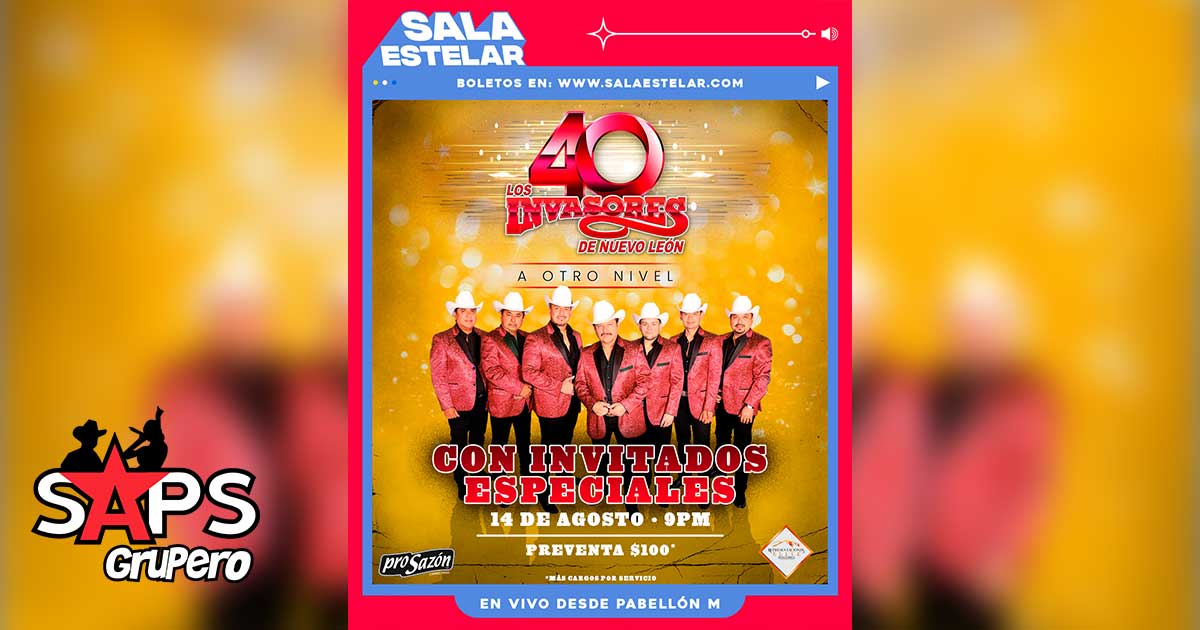 SAPS Grupero te regala accesos para concierto en línea de Los Invasores De Nuevo León