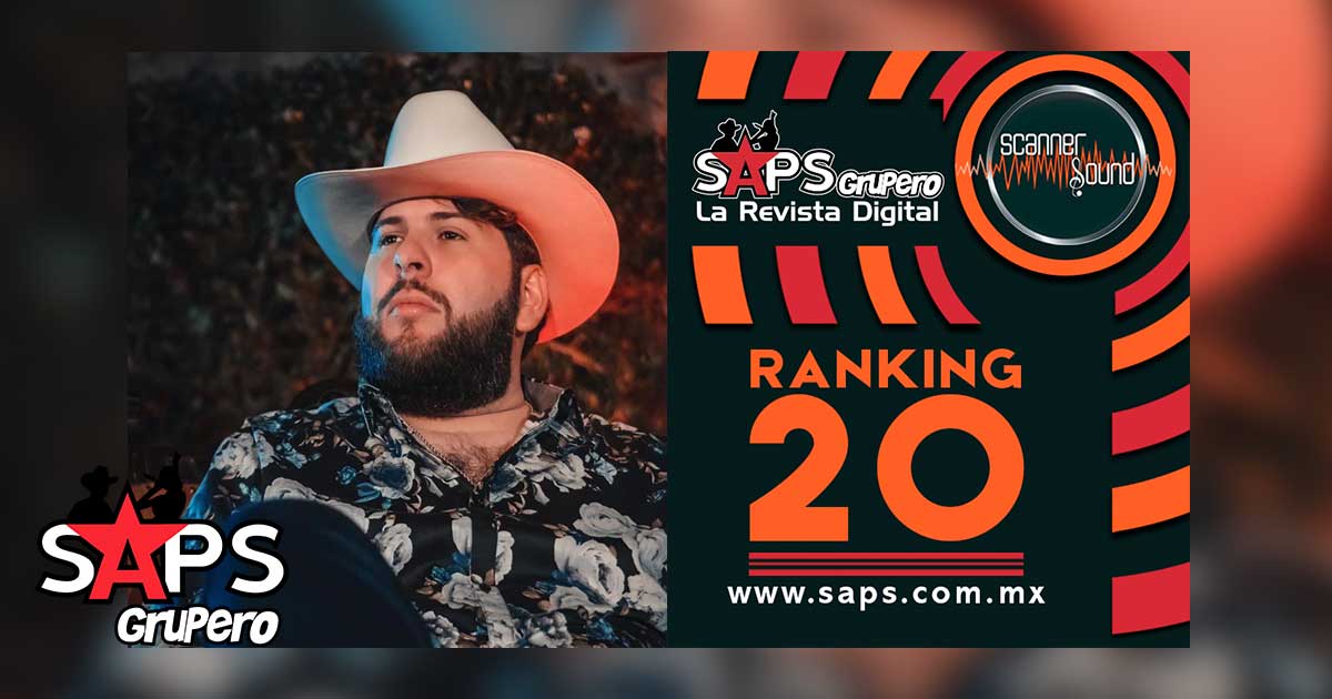 Top 20 de la Música Popular Mexicana en México por Scanner Sound del 03 al 09 de agosto de 2020