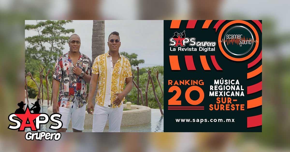 Top 20 del Sureste de México por Scanner Sound del 27 de julio al 02 de agosto de 2020