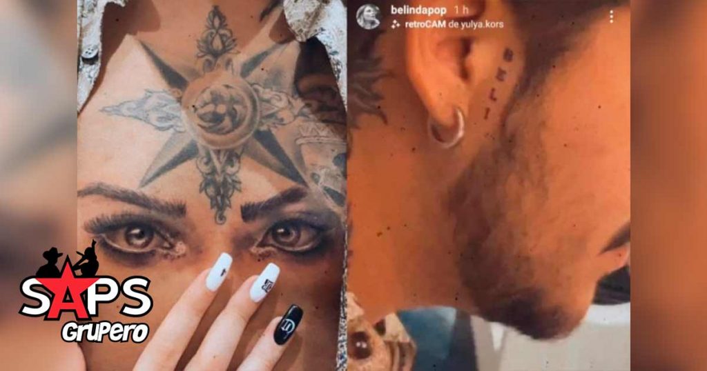 Belinda y Christian Nodal demuestran su gran amor con tatuajes
