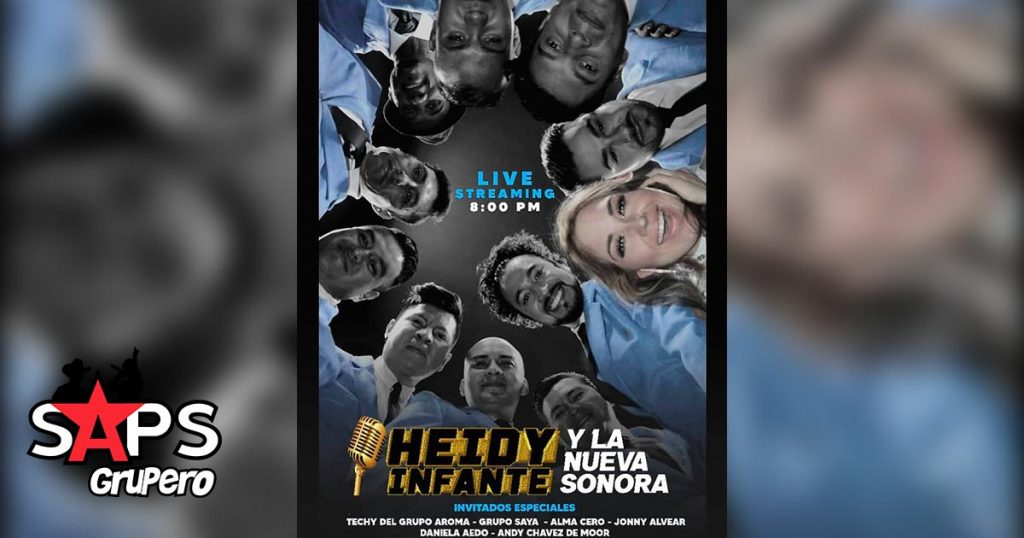 Heidy Infante y La Nueva Sonora pondrán a bailar a todos con un concierto vía streaming