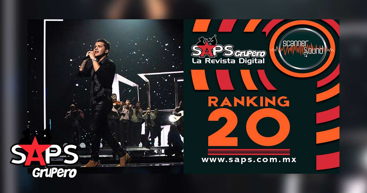 Ranking 20 de la Música Popular Mexicana en México por Scanner Sound del 14 al 20 de septiembre de 2020
