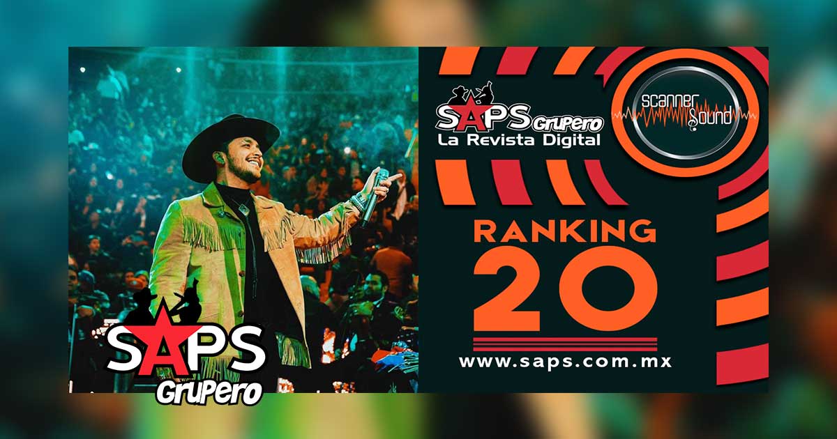 Ranking 20 de la Música Popular Mexicana en México por Scanner Sound del 21 al 27 de septiembre de 2020