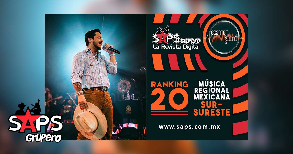 Ranking 20 del Sureste de México por Scanner Sound del 14 al 20 de septiembre de 2020