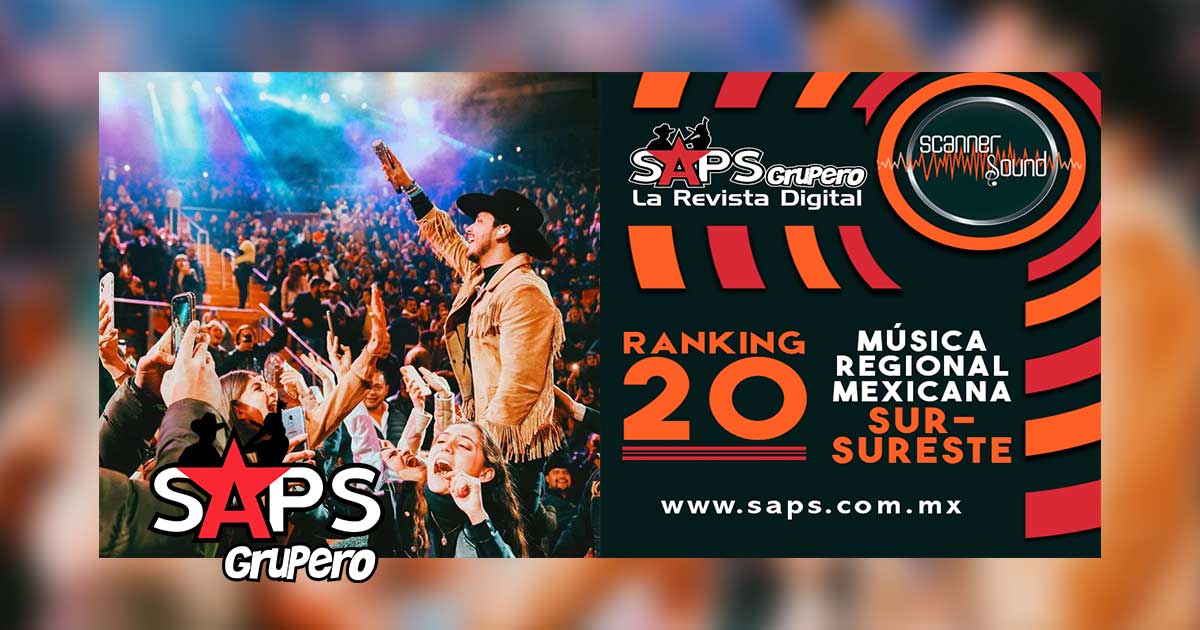 Ranking 20 del Sureste de México por Scanner Sound del 21 al 27 de septiembre de 2020