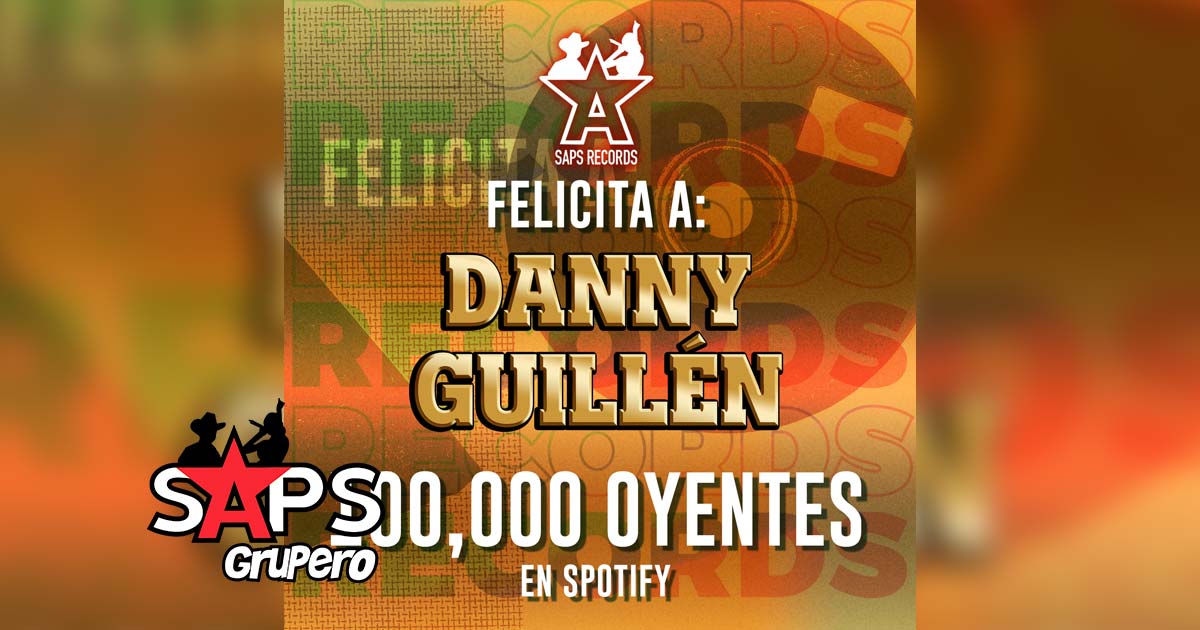 Danny Guillén alcanza 100 mil oyentes mensuales en Spotify