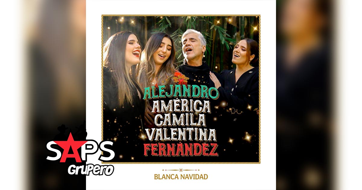 Viene la “Blanca Navidad” con Alejandro Fernández y familia