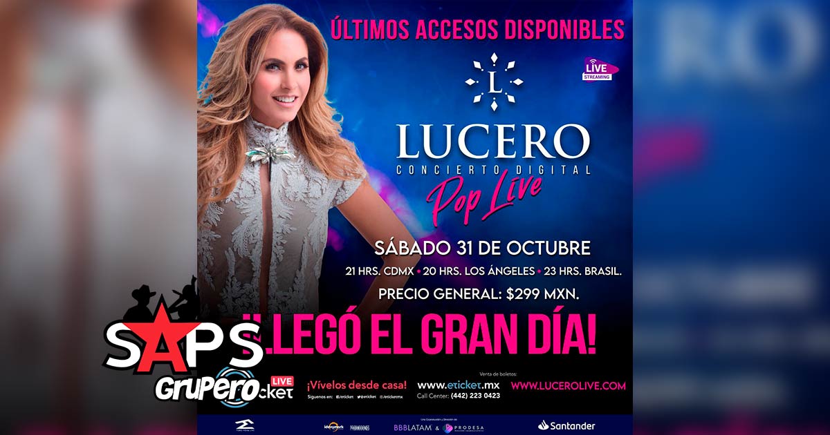 Lucero canta junto a su hija en el concierto digital “Live Pop”