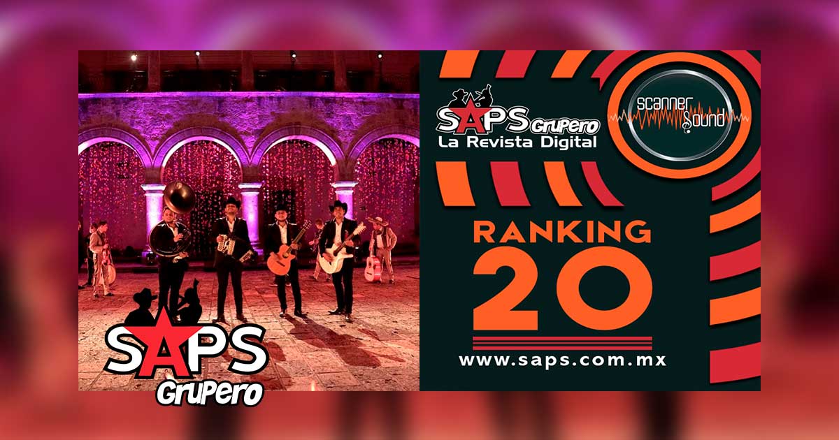 Ranking 20 de la Música Popular Mexicana en México por Scanner Sound del 16 al 22 de noviembre de 2020