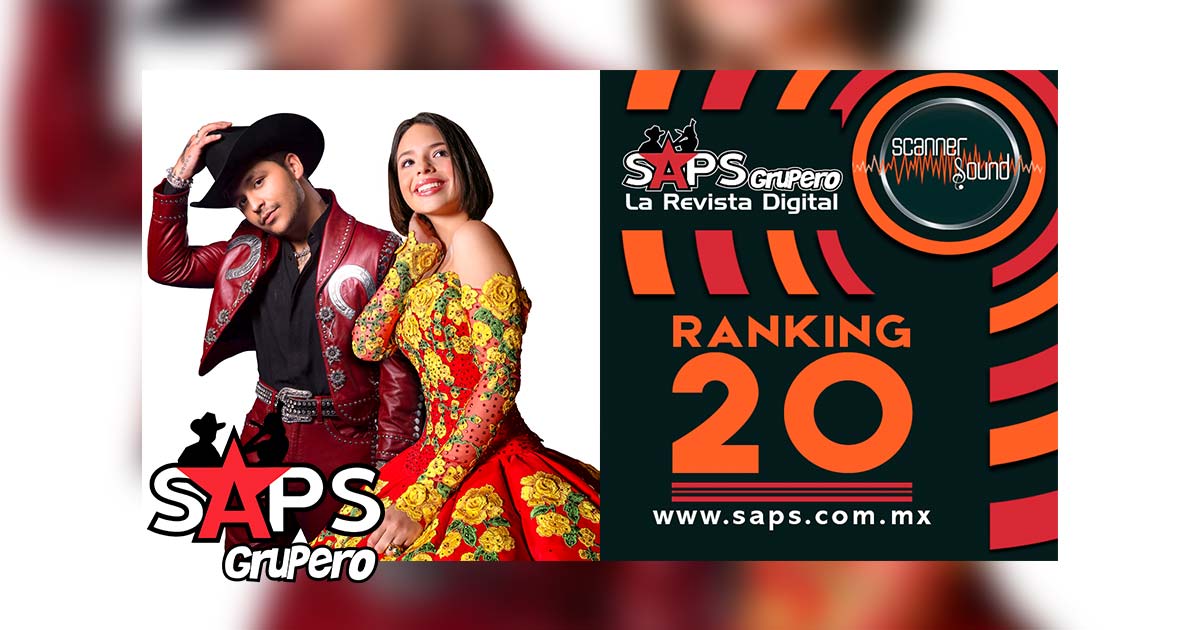 Ranking 20 de la Música Popular Mexicana en México por Scanner Sound del 01 al 07 de febrero de 2021