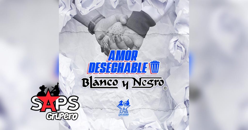 Letra Amor Desechable – Blanco Y Negro
