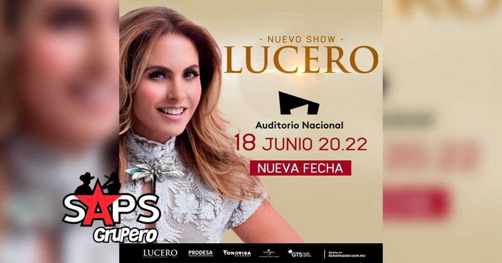 Lucero pospone concierto en el Auditorio Nacional para el 2022
