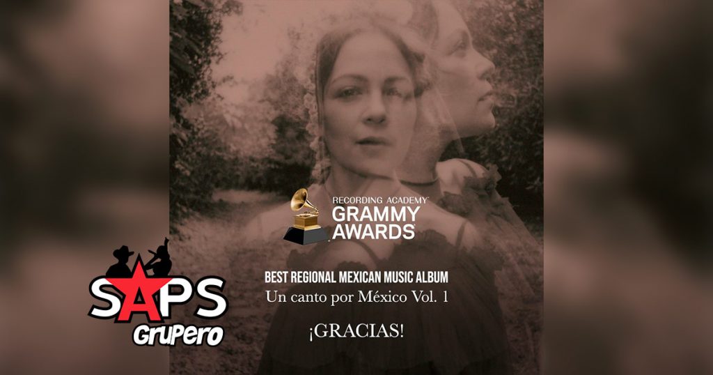 Natalia Lafourcade se lleva el Grammy por mejor álbum de música Regional Mexicana