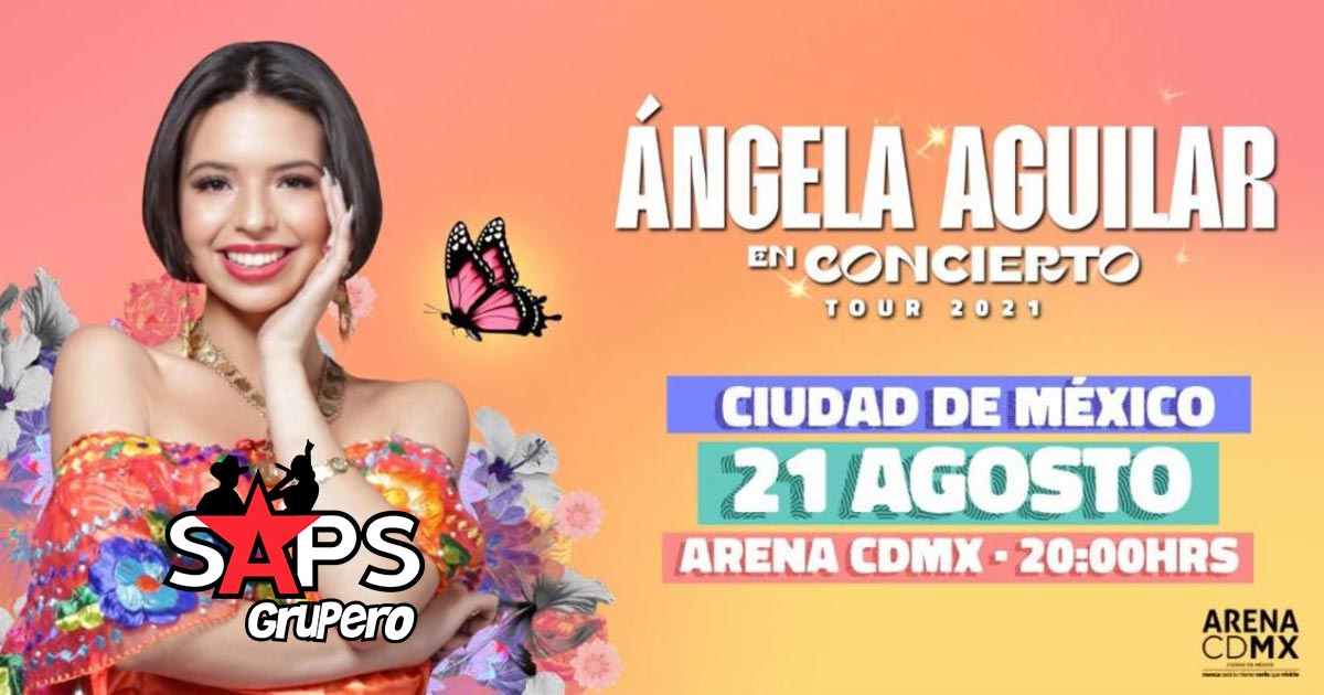 Ángela Aguilar en concierto en la CDMX, parte de su tour 2021