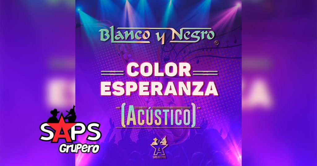 Letra Color Esperanza (Acústico) – Blanco Y Negro