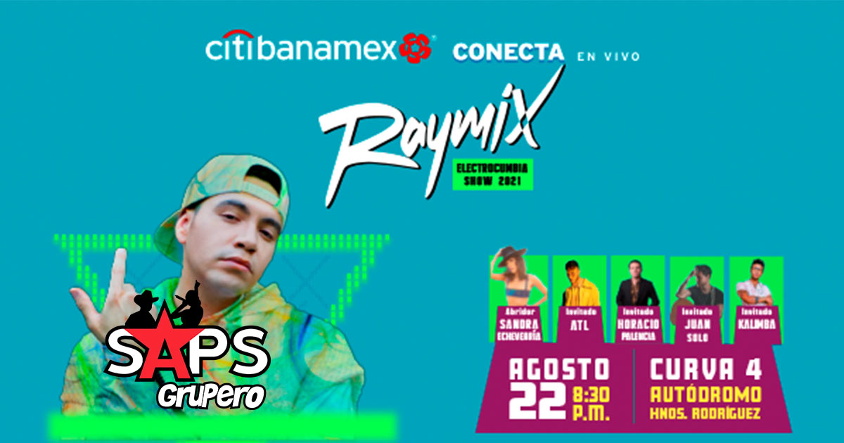 Raymix armará la pachanga en el Autódromo Hermanos Rodríguez