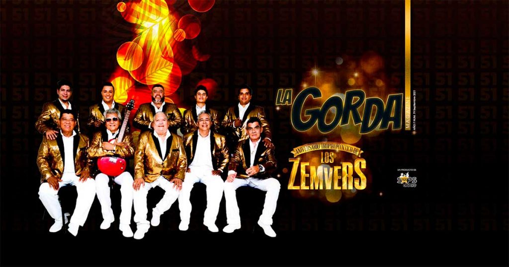 Los Zemvers, Portada Septiembre 2021 La Gorda Magazine