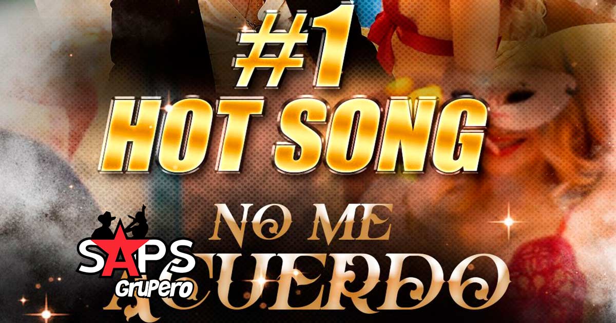 Marca Registrada en el #1 del Hot Song en México y USA con “No Me Acuerdo”