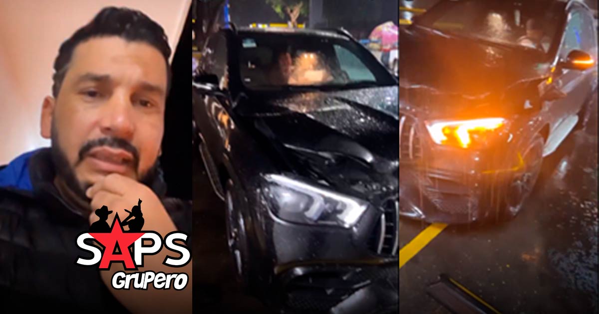 Luis Ángel “El Flaco” sufre accidente automovilístico