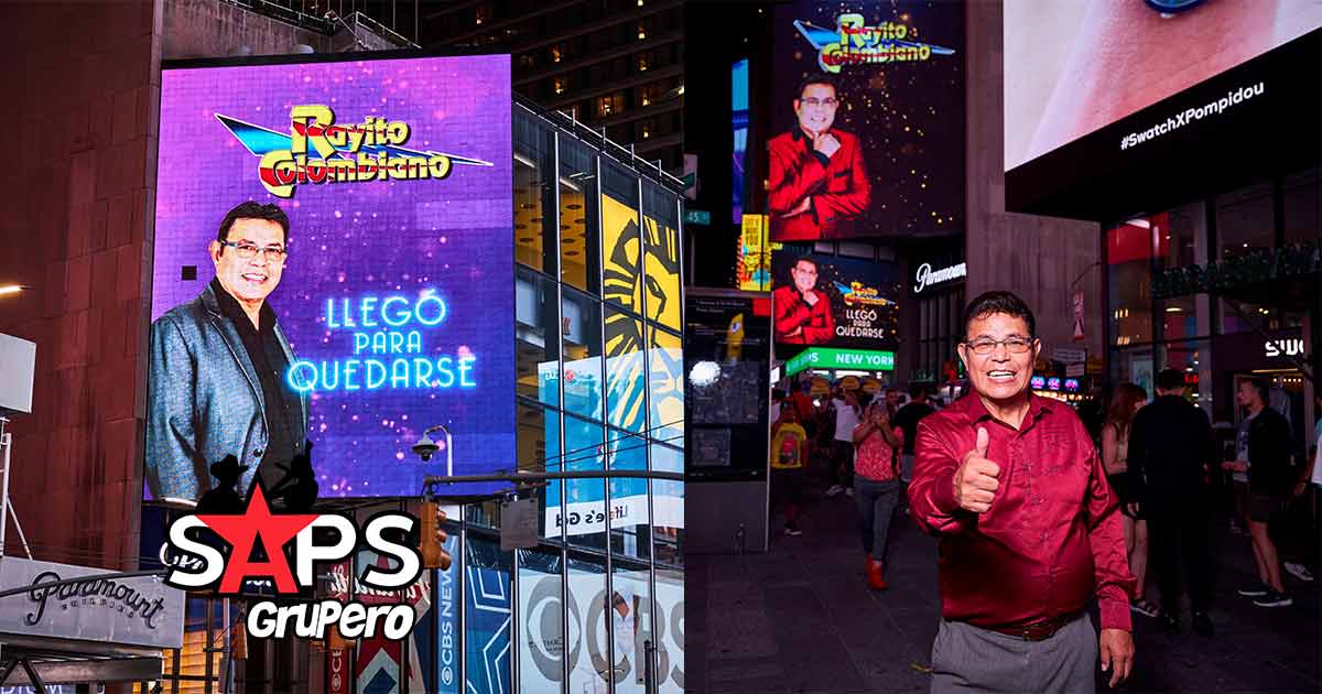 Rayito Colombiano ¡Llegó Para Quedarse! en las pantallas de Times Square en Nueva York