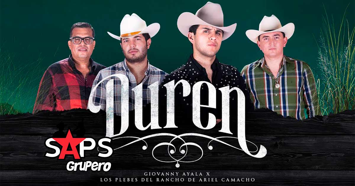 Giovanny Ayala y Los Plebes Del Rancho De Ariel Camacho estrenan el sencillo “Duren”