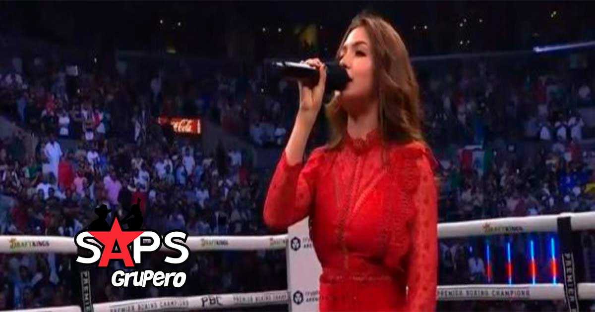 Irány interpreta el Himno Nacional Mexicano en la pelea de Andy Ruiz Jr “El Destroyer”
