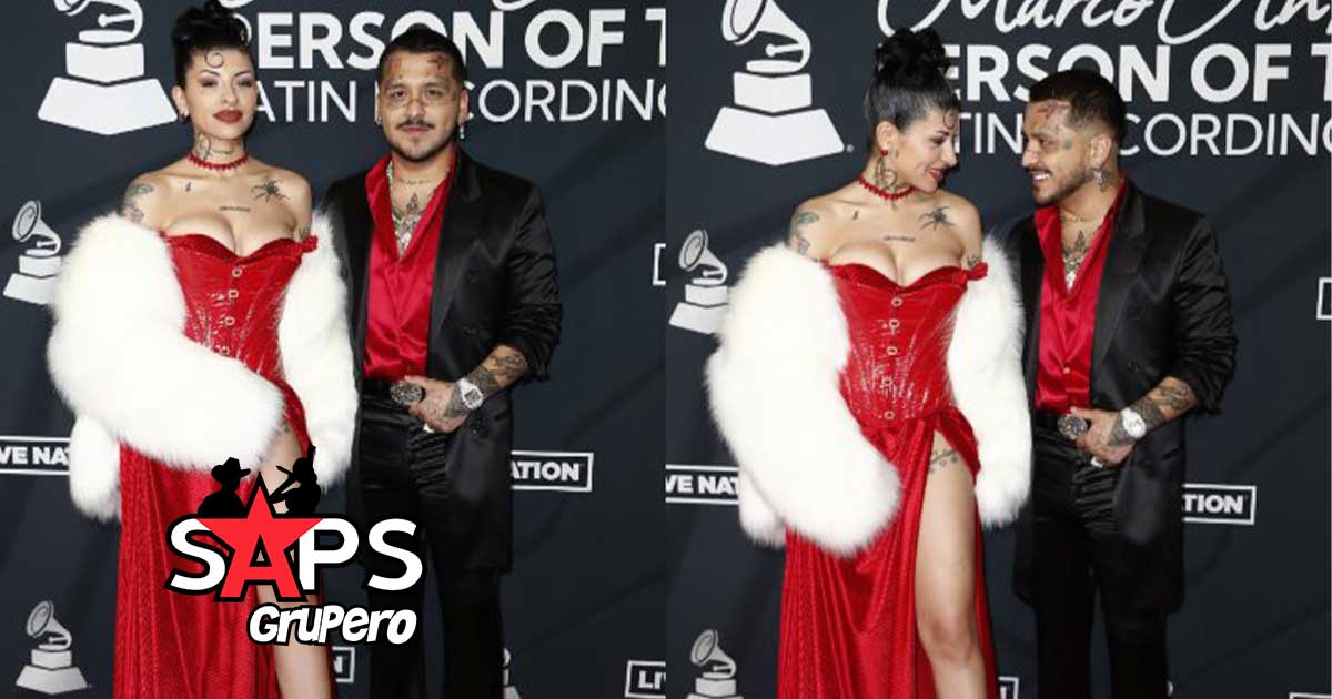Cazzu y Nodal se dejan ver juntos en alfombra roja de los Latin Grammy