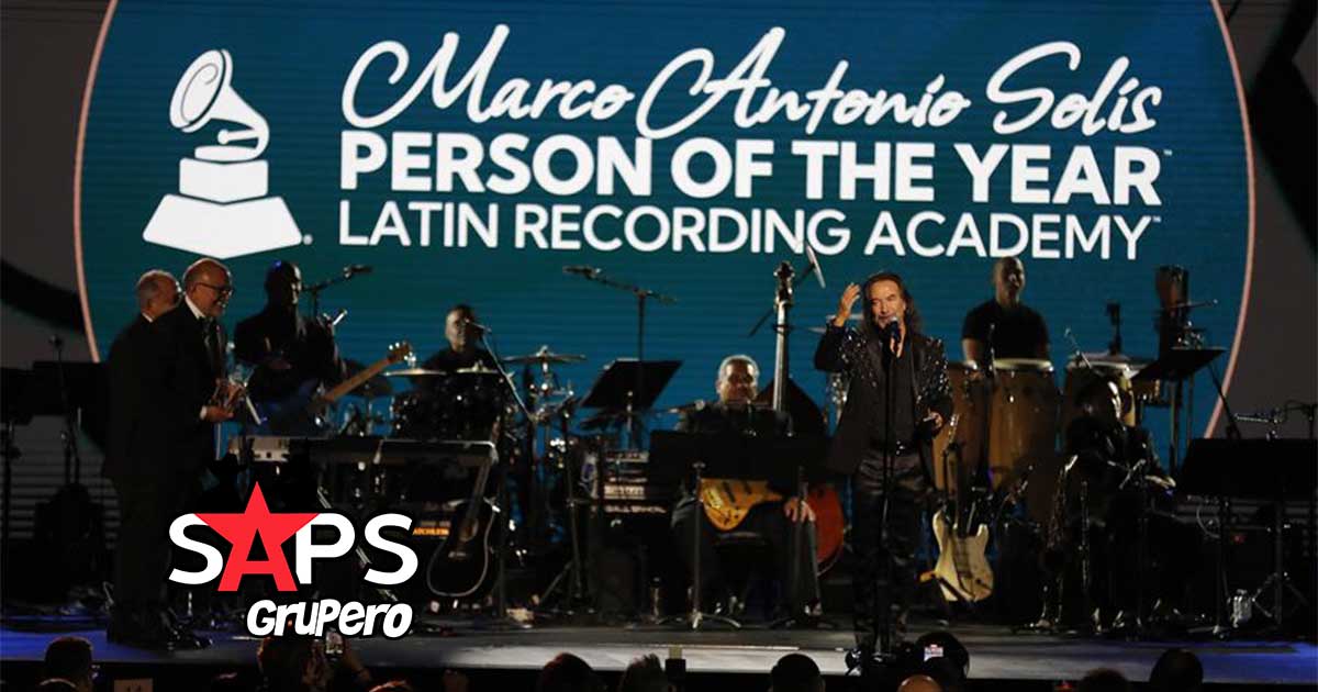Marco Antonio Solís vive un gran homenaje como “Persona Del Año” de Latin Grammy 2022