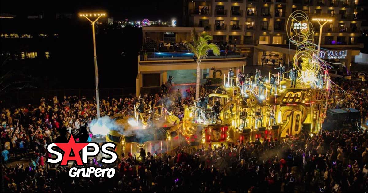 Banda MS sorprende con carro alegórico en el “Carnaval Mazatlán“