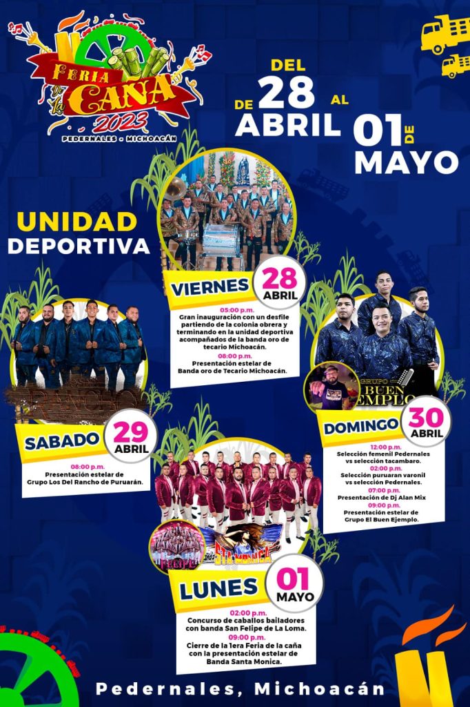 1ra Feria De La Caña Pedernales Michoacán 2023.