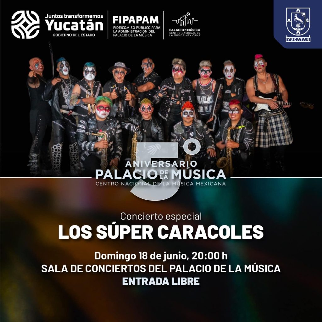 Los Super Caracoles se presentaran en el Palacio De La Música