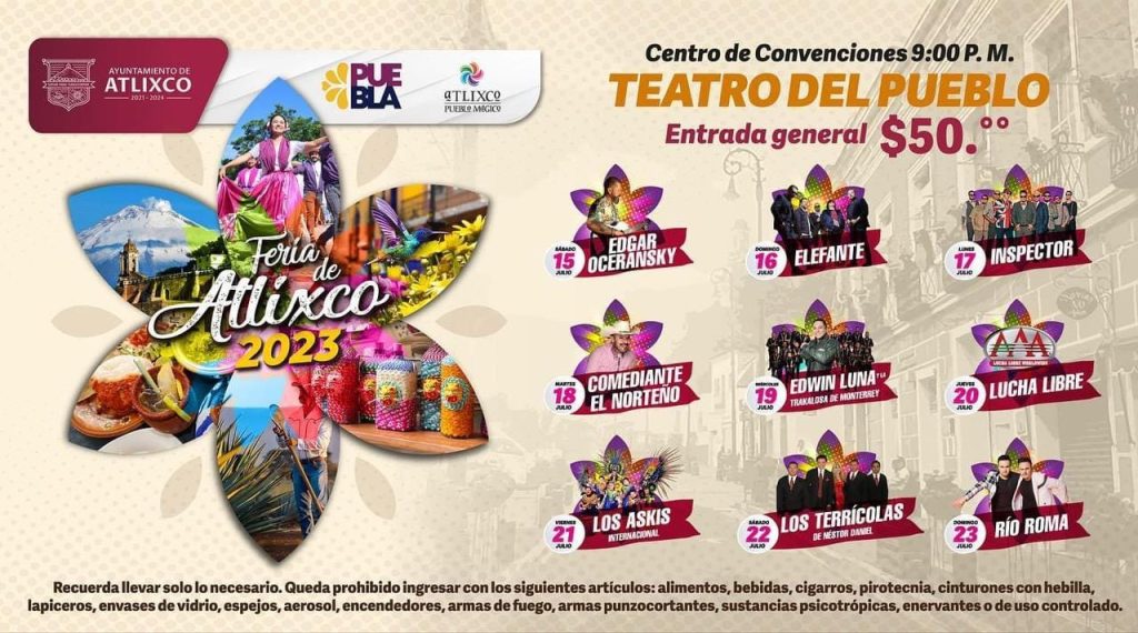 Feria de Atlixco 2023.