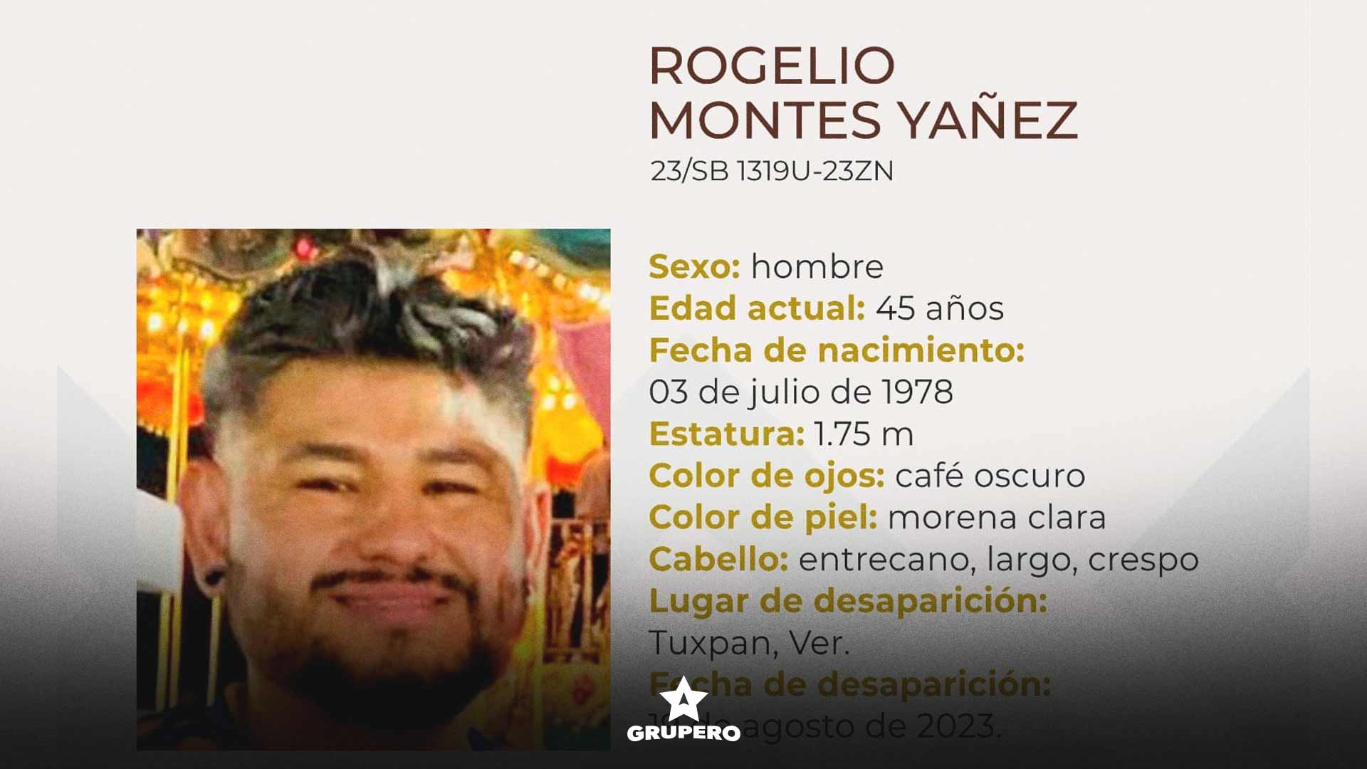 Desaparece Rogelio Montes Yáñez, integrante de Grupo Palomo