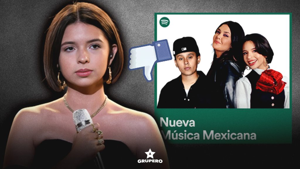 Funan a Ángela Aguilar y Yahritza aparecer juntas en portada de Spotify