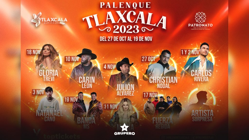 Sale a laluz el cartel oficial del Palenque de Tlaxcala 2023