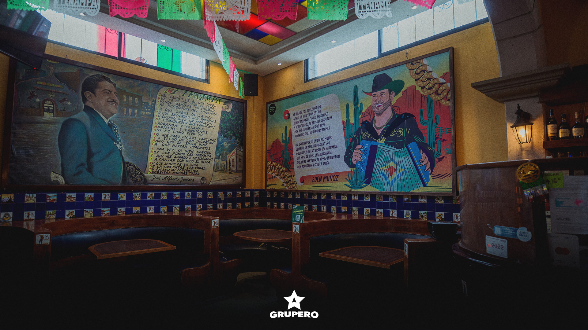 Spotify transforma los murales de Salón Tenampa en un homenaje a los héroes del Corrido