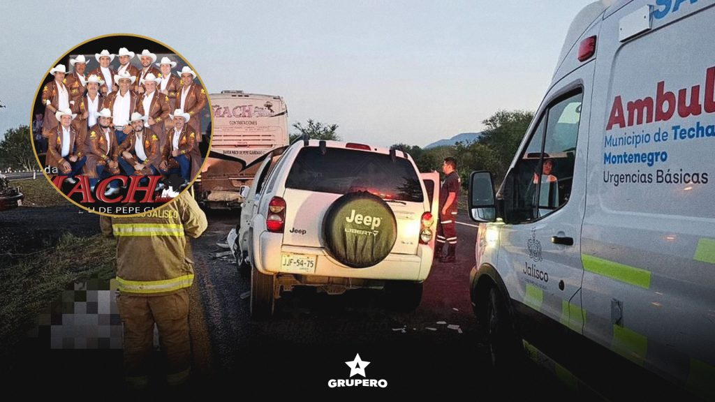 Banda Mach de Pepe Guardado sufre fatal accidente en carretera